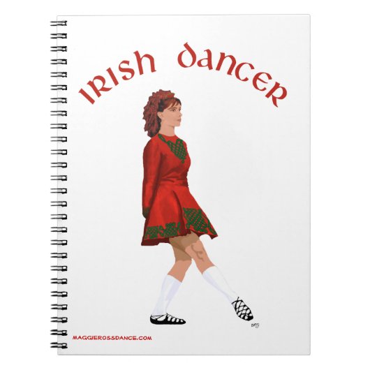 Ierse Stepdanser Journaal - Zachte Schoenen Notitieboek (Voorkant)