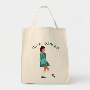 Ierse Stepdanser - Turkoois Tote Bag