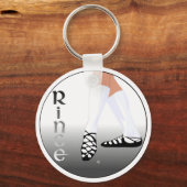 Ierse Stepdanser - Zachte Schoen - Rince Sleutelhanger (Voorkant)