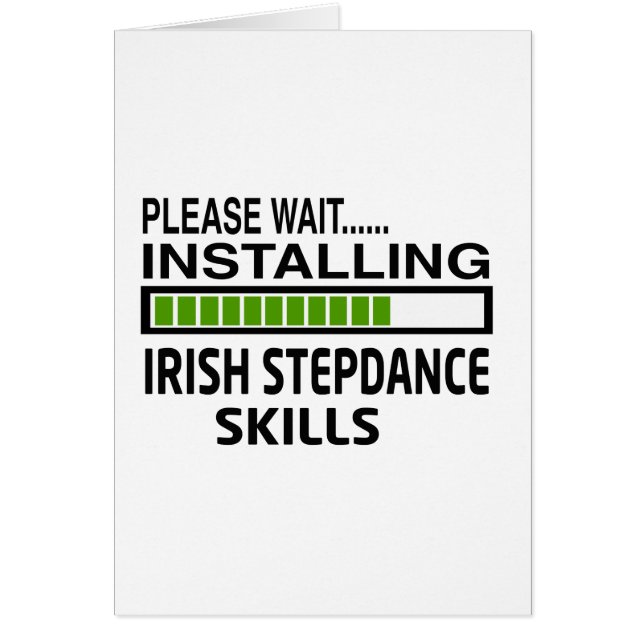 Ierse stepdanvaardigheden installeren (Voorkant)