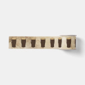 Ierse Stout Bierdrinker Verjaardagstaart Grosgrain Lint (Voorkant)