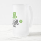 Ierse stpatricksday  matglas bierpul (Voorkant rechts)