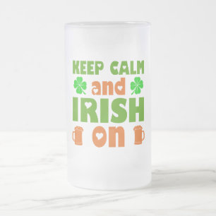 Ierse stpatricksday  matglas bierpul