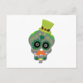 Ierse suikerschedel Funny St Patricks Day Briefkaart (Voorkant)