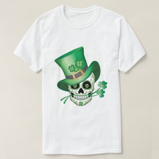 Ierse suikerschedel t-shirt (Design voorkant)