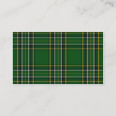 Ierse Tartan Keltische Claddagh Trouwplaats kaarte Plaatskaartje (Achterkant)