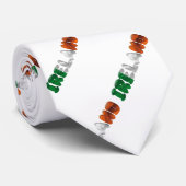 Ierse tekstvlag stropdas (Opgerold)