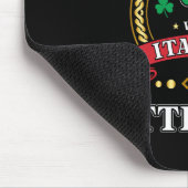 Ierse Temper Italiaanse Attitude St. Patricks Dag Muismat (Hoek)