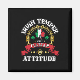 Ierse Temper Italiaanse Attitude St. Patricks Day Magneet
