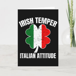 Ierse Temper Italiaanse Attitude St. Patricks Ital Kaart