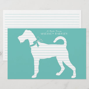 Ierse Terrier Hond Puppy Briefpapier