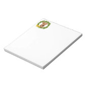 Ierse Terrier Hulstkrans Notitieblok (Linkerzijde)