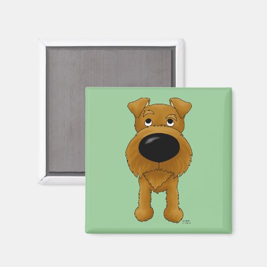 Ierse Terrier Magnet (Voorkant / Achterkant)