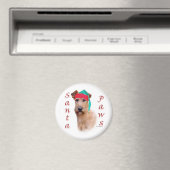 Ierse Terrier Santa Paws Magneet (Insitu (Vaatwasser))