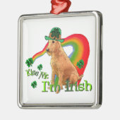 Ierse Terrier St. Patrick's Day Metalen Ornament (Links)