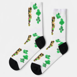 Ierse terriër St. Patrick's Day plezier Sokken