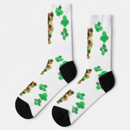 Ierse terriër St. Patrick's Day plezier Sokken (Links)