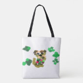 Ierse terriër St. Patrick's Day plezier Tote Bag (Achterkant)