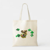 Ierse terriër St. Patrick's Day plezier Tote Bag (Achterkant)