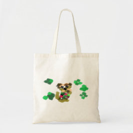 Ierse terriër St. Patrick's Day plezier Tote Bag