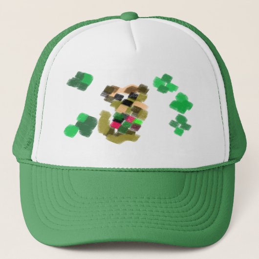 Ierse terrier St Patrick's Day plezier Trucker Pet (Voorkant)