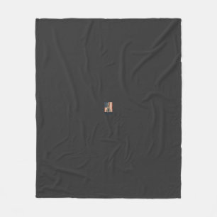 Ierse Terriër Vader Patriottisch Vintage Fleece Deken