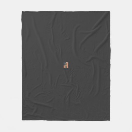 Ierse Terriër Vader Patriottisch Vintage Fleece Deken (Voorkant)