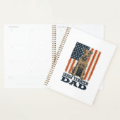 Ierse Terriër Vader Patriottisch Vintage Planner (Display)