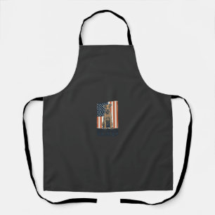 Ierse Terrier Vader Patriottisch Vintage Schort