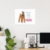 Ierse Terrier Verkiezingen Poster (Thuiskantoor)