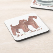 Ierse Terriers Onderzetter (Linkerzijde)