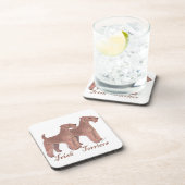 Ierse Terriers Onderzetter (Rechterzijde)