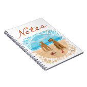 Ierse Terriërs Strand Notitieboek (Rechterzijde)