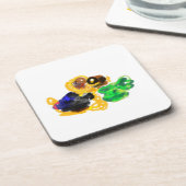 Ierse terriërs zijn er dol op bier onderzetter (Linkerzijde)