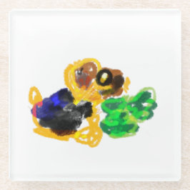 Ierse terriërs zijn er dol op glazen onderzetter