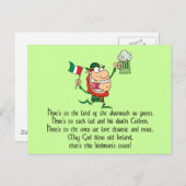 Ierse Toast Briefkaart (Voorkant / Achterkant)