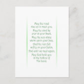 Ierse Toast Briefkaart (Voorkant)