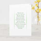 Ierse Toast Kaart (Gele Bloem)