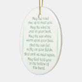 Ierse Toast Keramisch Ornament (Links)