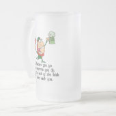 Ierse Toast Matglas Bierpul (Voorkant links)