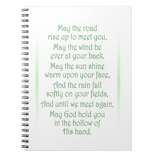 Ierse Toast Notitieboek (Voorkant)