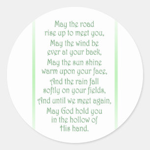 Ierse Toast Ronde Sticker