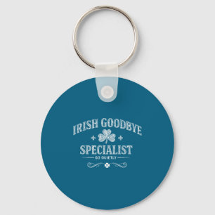 Ierse tot ziens specialist grappige st patrick's d sleutelhanger