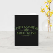 Ierse tot ziens specialist grappige St. Patrick's  Kaart (Gele Bloem)