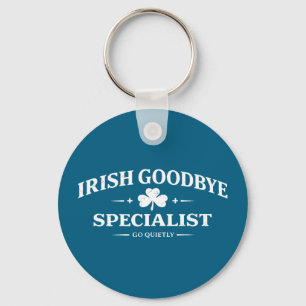 Ierse tot ziens specialist grappige St. Patrick's Sleutelhanger