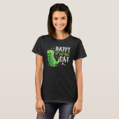 Ierse Trex Dino St. Patrick's Day Shirt Kinderen P (Voorkant volledig)