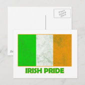 Ierse trots briefkaart (Voorkant / Achterkant)
