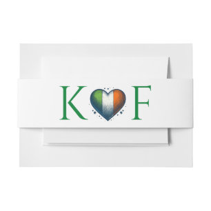 Ierse Trouwkaart Uitnodigingen Wikkel