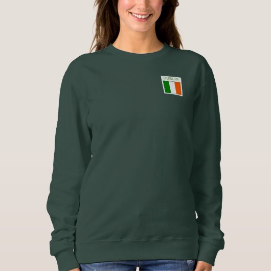 Ierse trui Dublin Shamrock (Voorkant)