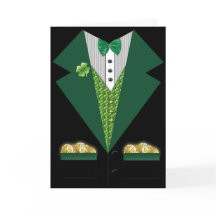 ierse tuxedo St Patrick's day card